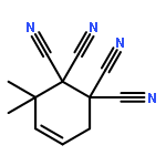 4-Cyclohexene-1,1,2,2-tetracarbonitrile, 3,3-dimethyl-