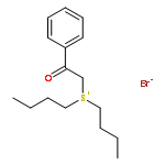 Sulfonium, dibutyl(2-oxo-2-phenylethyl)-, bromide