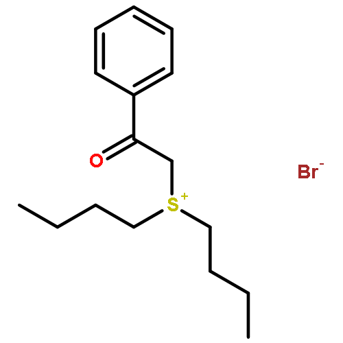 Sulfonium, dibutyl(2-oxo-2-phenylethyl)-, bromide