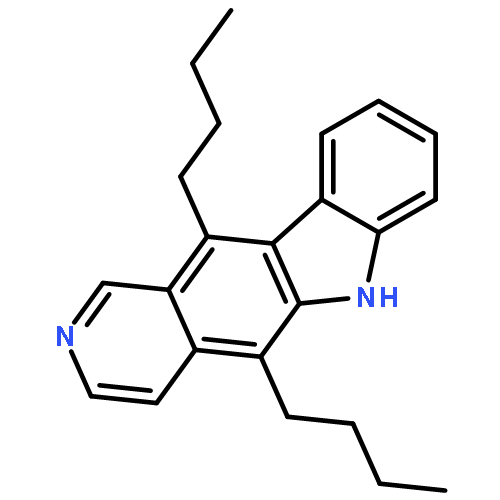 6H-Pyrido[4,3-b]carbazole, 5,11-dibutyl-