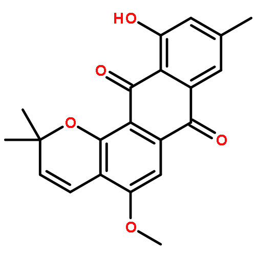 11-hydroxy-5-methoxy-2,2,9-trimethyl-2H-anthra-[1,2-b]pyran-7,12-dione