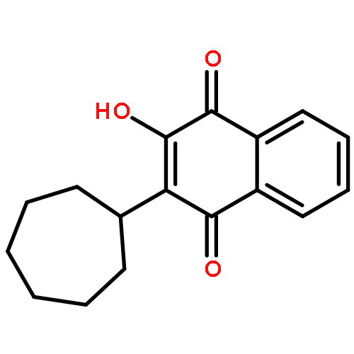 3-CYCLOHEPTYL-4-HYDROXYNAPHTHALENE-1,2-DIONE 