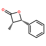 2-Oxetanone, 3-methyl-4-phenyl-, cis-
