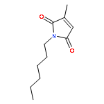 1H-Pyrrole-2,5-dione, 1-hexyl-3-methyl-