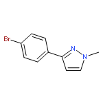 3-(4-BROMOPHENYL)-1-METHYL-1H-PYRAZOLE 