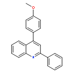 QUINOLINE, 4-(4-METHOXYPHENYL)-2-PHENYL-