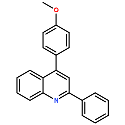 QUINOLINE, 4-(4-METHOXYPHENYL)-2-PHENYL-