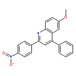 Quinoline, 6-methoxy-2-(4-nitrophenyl)-4-phenyl-