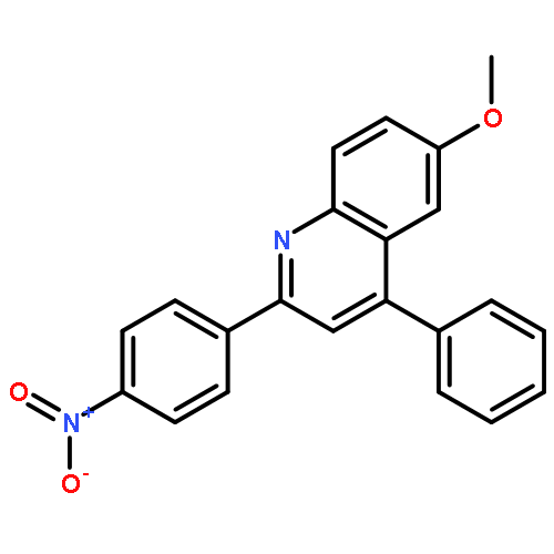 Quinoline, 6-methoxy-2-(4-nitrophenyl)-4-phenyl-