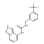 UREA, N-1H-INDAZOL-4-YL-N'-[[3-(TRIFLUOROMETHYL)PHENYL]METHYL]-