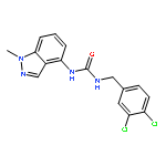 Urea, N-[(3,4-dichlorophenyl)methyl]-N'-(1-methyl-1H-indazol-4-yl)-