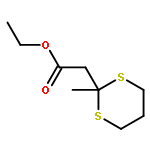 1,3-Dithiane-2-acetic acid, 2-methyl-, ethyl ester