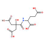 3-[[(1S)-1,3-dicarboxypropyl]carbamoyl]-3-hydroxy-pentanedioic acid