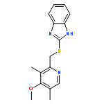 2-[(4-METHOXY-3,5-DIMETHYLPYRIDIN-2-YL)METHYLSULFANYL]-1H-BENZIMIDAZOLE 