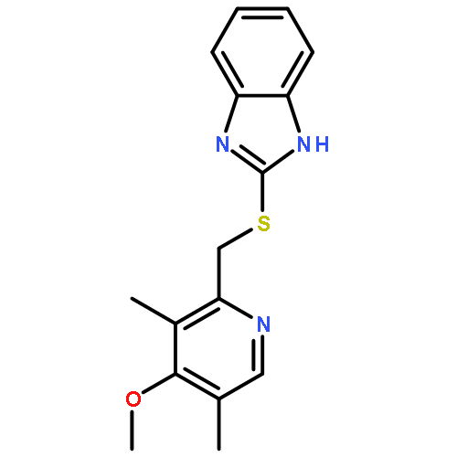 2-[(4-METHOXY-3,5-DIMETHYLPYRIDIN-2-YL)METHYLSULFANYL]-1H-BENZIMIDAZOLE 