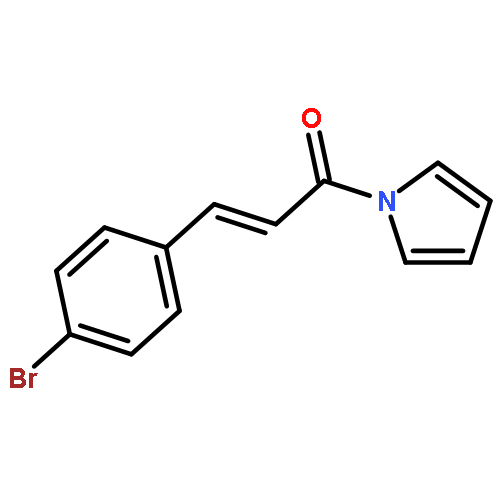 1H-PYRROLE, 1-[(2E)-3-(4-BROMOPHENYL)-1-OXO-2-PROPENYL]-