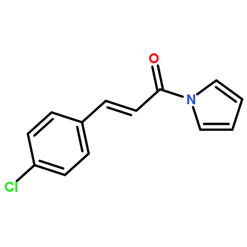 1H-Pyrrole, 1-[(2E)-3-(4-chlorophenyl)-1-oxo-2-propenyl]-