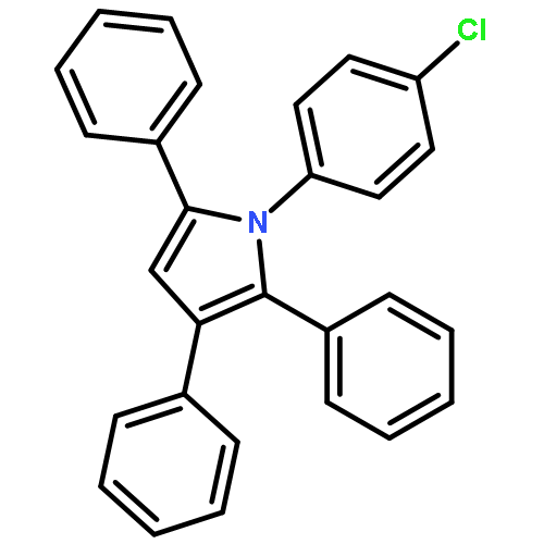 1H-PYRROLE, 1-(4-CHLOROPHENYL)-2,3,5-TRIPHENYL-