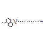 1-Naphthalenesulfonamide, N-(10-aminodecyl)-5-(dimethylamino)-