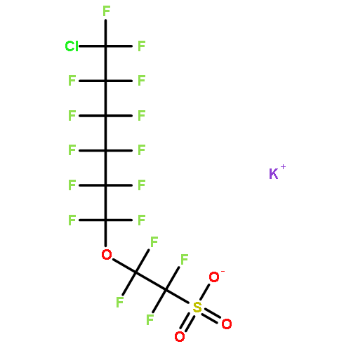 2-[(6-CHLORO-1,1,2,2,3,3,4,4,5,5,6,6-DODECAFLUOROHEXYL)OXYL]-1,1,2,2-TETRAFLUOROETHANESULFONIC ACID,POTASSIUM SALT 