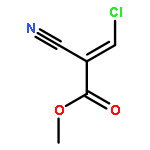 2-Propenoic acid, 3-chloro-2-cyano-, methyl ester, (E)-