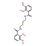 BENZAMIDE, N,N'-1,4-BUTANEDIYLBIS[2,3-DIMETHOXY-