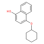 1-Naphthalenol, 4-(cyclohexyloxy)-