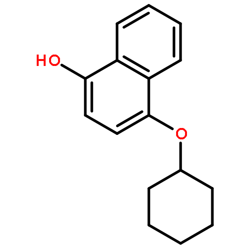 1-Naphthalenol, 4-(cyclohexyloxy)-