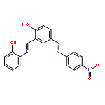 Phenol, 2-[[(2-hydroxyphenyl)imino]methyl]-4-[(4-nitrophenyl)azo]-