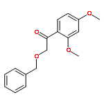 Ethanone, 1-(2,4-dimethoxyphenyl)-2-(phenylmethoxy)-