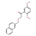 ETHANONE, 1-(2,5-DIMETHOXYPHENYL)-2-(2-NAPHTHALENYLMETHOXY)-