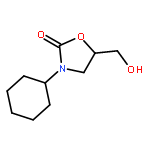 2-Oxazolidinone, 3-cyclohexyl-5-(hydroxymethyl)-