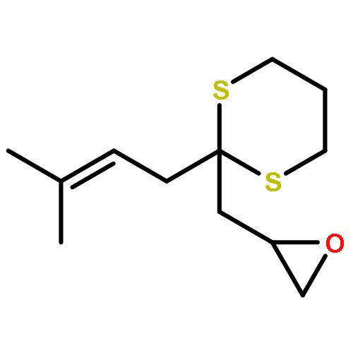 1,3-Dithiane, 2-(3-methyl-2-butenyl)-2-(oxiranylmethyl)-