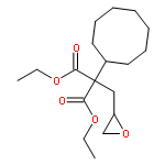 Propanedioic acid, cyclooctyl(oxiranylmethyl)-, diethyl ester