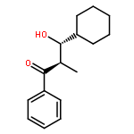 1-Propanone, 3-cyclohexyl-3-hydroxy-2-methyl-1-phenyl-, (R*,R*)-