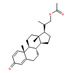 PREGNA-1,4-DIEN-3-ONE, 21-(ACETYLOXY)-20-METHYL-