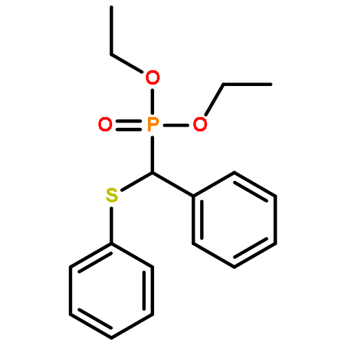 PHOSPHONIC ACID, [PHENYL(PHENYLTHIO)METHYL]-, DIETHYL ESTER