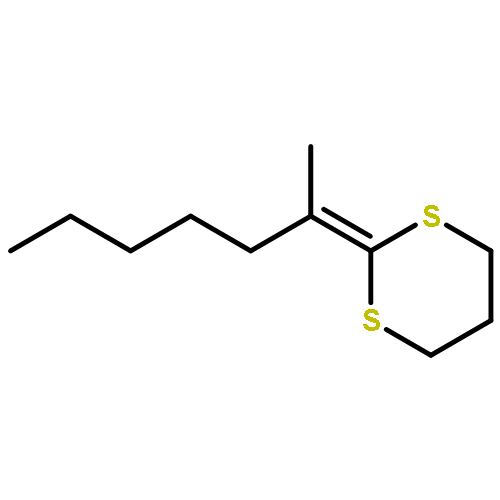 1,3-DITHIANE, 2-(1-METHYLHEXYLIDENE)-