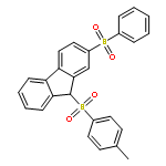 9H-Fluorene, 9-[(4-methylphenyl)sulfonyl]-2-(phenylsulfonyl)-