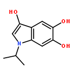 1H-Indole-3,5,6-triol,1-(1-methylethyl)-(9CI)