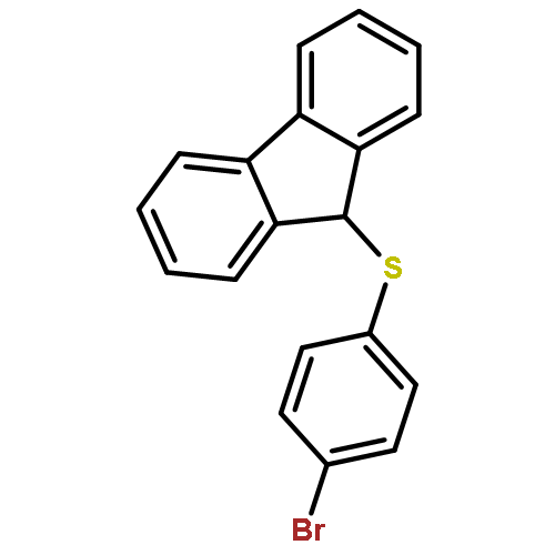 9H-Fluorene, 9-[(4-bromophenyl)thio]-