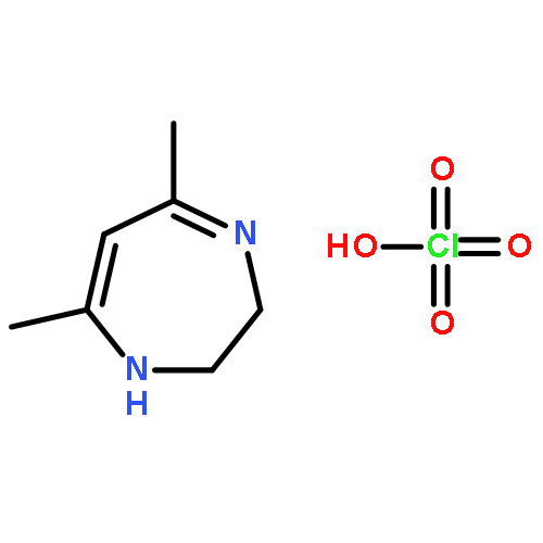 5,7-DIMETHYL-2,3-DIHYDRO-1H-1,4-DIAZEPINE;PERCHLORIC ACID 