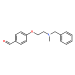 BENZALDEHYDE, 4-[2-[METHYL(PHENYLMETHYL)AMINO]ETHOXY]-