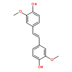 (E)-3,3'-dimethoxy-4,4'-dihydroxystilbene