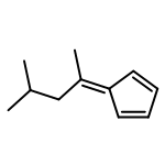 5-(4-METHYLPENTAN-2-YLIDENE)CYCLOPENTA-1,3-DIENE 