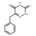 1,2,4-TRIAZIN-5(2H)-ONE, 3,4-DIHYDRO-6-(PHENYLMETHYL)-3-THIOXO-