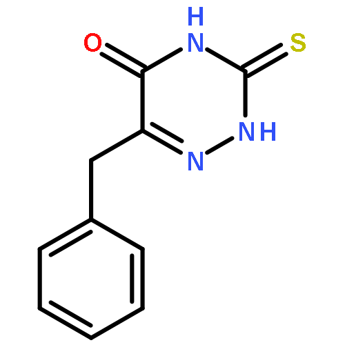 1,2,4-TRIAZIN-5(2H)-ONE, 3,4-DIHYDRO-6-(PHENYLMETHYL)-3-THIOXO-