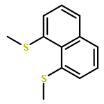 Naphthalene, 1,8-bis(methylthio)-