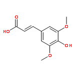 2-Propenoic acid, 3-(4-hydroxy-3,5-dimethoxyphenyl)-, (Z)-