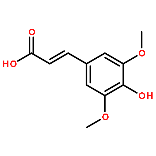 2-Propenoic acid, 3-(4-hydroxy-3,5-dimethoxyphenyl)-, (Z)-